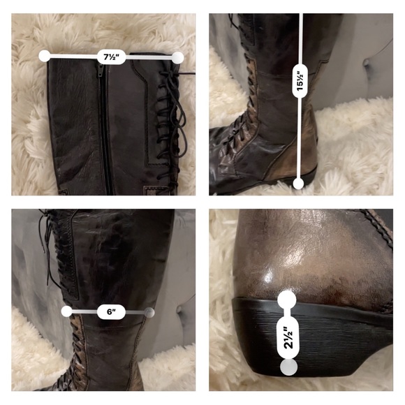 SOLD MO.S Italian Knee Boots - Picture 9 of 17